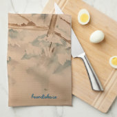 Winter Owl Tea Towel Theedoek (Quarter Fold)