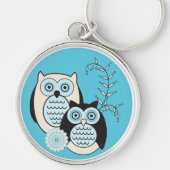 Winter Owls Sleutelhanger (Voorkant)