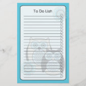 Winter Ownership List Stationery Briefpapier