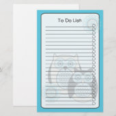 Winter Ownership List Stationery Briefpapier (Voorkant / Achterkant)