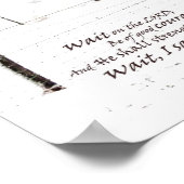 Winter Paarden en scripts 11x14 Matte Poster (Hoek)