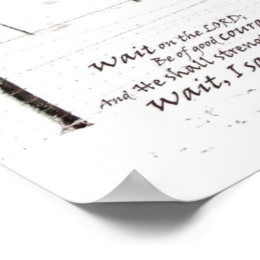 Winter Paarden en scripts 11x14 Matte Poster (Hoek)