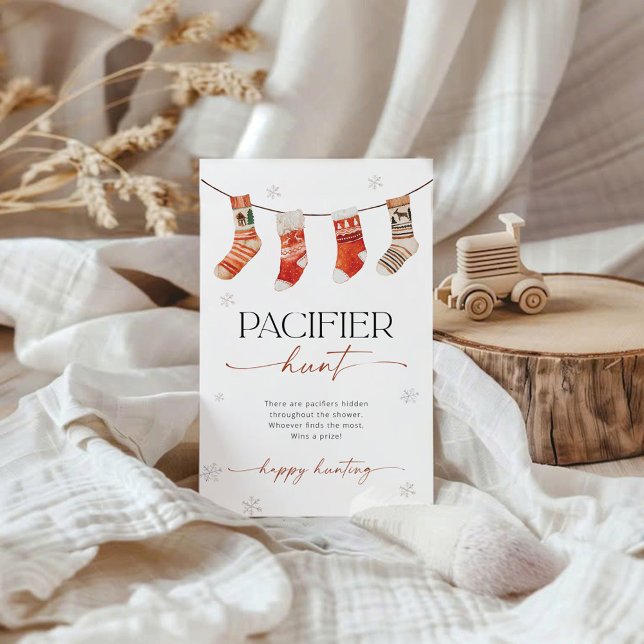 Winter Pacifier Hunt Baby shower spel (Creator heeft geüpload)