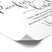 Winter Pacifier Hunt Sign. Zoek het Pacifier-spel Poster (Hoek)