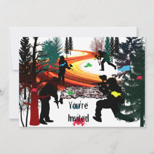 Winter Paintball in de Bossen Kaart