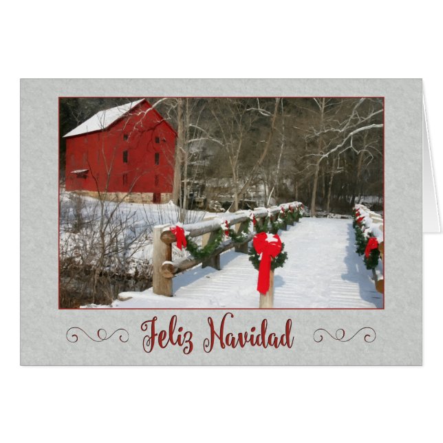 Winter Painting Navidad (Voorkant Horizontaal)