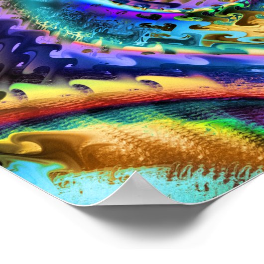 Winter Palet Fractal Poster (Hoek)