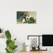 Winter Pansies, 1884 Poster (Thuiskantoor)