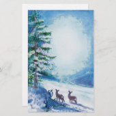 Winter - Papier (Voorkant / Achterkant)