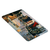 Winter Parisian Scene met kerstcadeau Magneet (Rechterzijde)