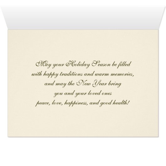  Winter Parisian Scene met kerstKaart (Binenzijde Horizontaal (Onderkant))