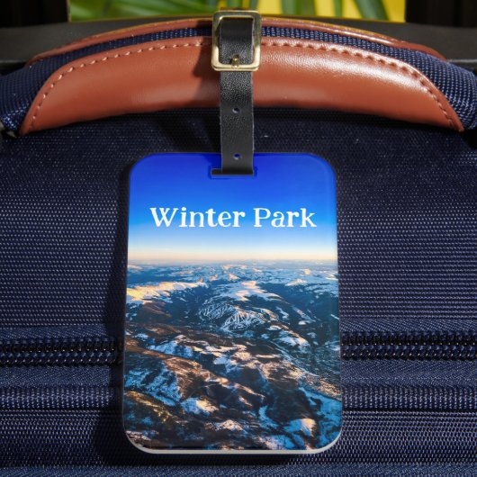 Winter Park Bagage Label (Voorkant Insitu 2)