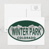 Winter Park Briefkaart (Voorkant / Achterkant)