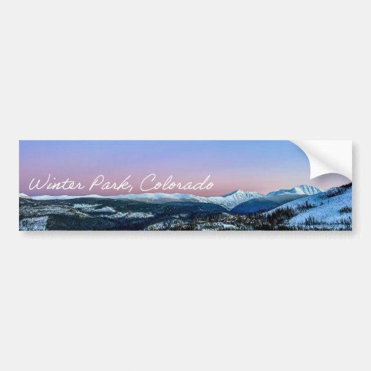 Winter Park Bumper Sticker (Voorkant)