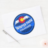 Winter Park Colorado berg burst sticker (Envelop)