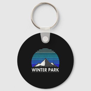 Winter Park Colorado Blauwbaard Berg Sleutelhanger