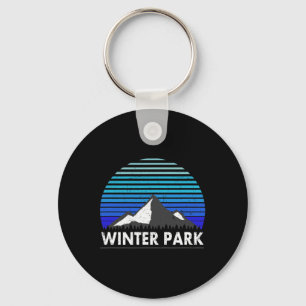 Winter Park Colorado Bluebird Mountain Sleutelhanger