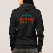 Winter Park Colorado Hoodie (Achterkant)