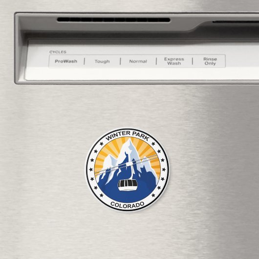 Winter Park Colorado Magneet (Insitu (Vaatwasser))