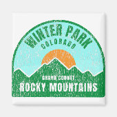 Winter Park Colorado Rocky Mountains Magneet (Voorkant)