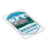 Winter Park Colorado Ski Badge Magneet (Rechterzijde)