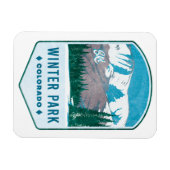 Winter Park Colorado Ski Badge Magneet (Horizontaal)