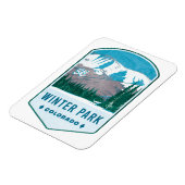 Winter Park Colorado Ski Badge Magneet (Linkerzijde)