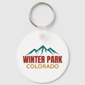 Winter Park Colorado Sleutelhanger (Voorkant)