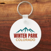 Winter Park Colorado Sleutelhanger (Voorkant)