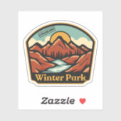 Winter Park, Colorado Sticker (Vel)
