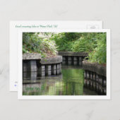 Winter Park, FL Canal Briefkaart (Voorkant / Achterkant)