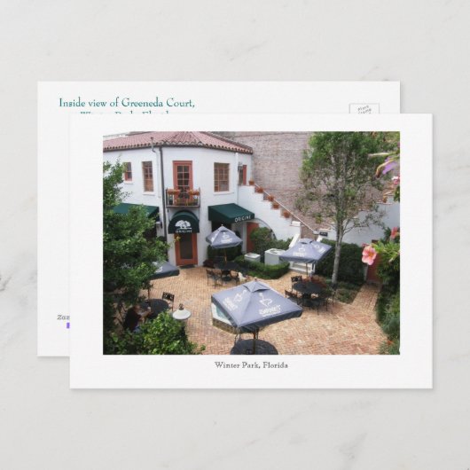 Winter Park, Florida Briefkaart (Voorkant / Achterkant)