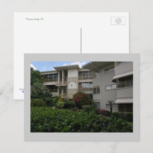 Winter Park, Florida Briefkaart (Voorkant / Achterkant)