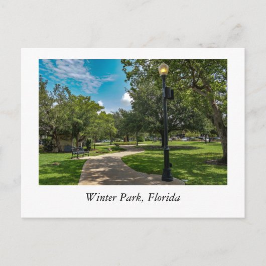 Winter Park Florida Briefkaart (Voorkant)