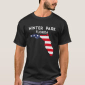 Winter Park Florida USA State America Travel Flori T-shirt (Voorkant)
