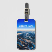 Winter Park Luggage Tag Bagagelabel (Voorkant (verticaal))