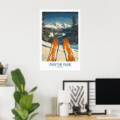 Winter Park Muurkunst - Colorado Ski Poster 1 (Thuiskantoor)