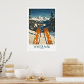 Winter Park Muurkunst - Colorado Ski Poster 1 (Keuken)