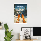 Winter Park Ski Poster - Colorado 1 (Thuiskantoor)