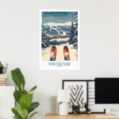 Winter Park Ski Print - Colorado 1 (Thuiskantoor)