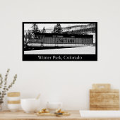 Winter Park Ski Train Poster (Keuken)
