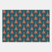 Winter Party Christmas Toy Cat  Inpakpapier Vel (Voorkant 3)