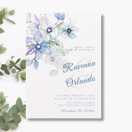 Winter Pastel Bloemige Botanische Romantische Kuns Kaart