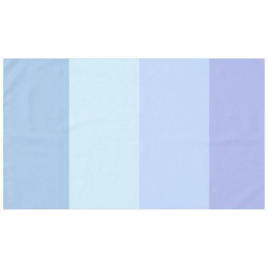 Winter pastel color scheme tafelkleed (Voorkant (Horizontaal))
