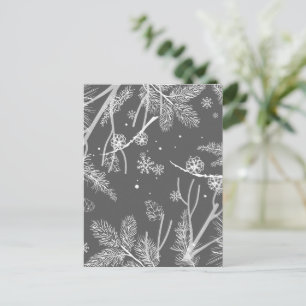 Winter Patroon 4 Briefkaart