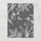 Winter Patroon 4 Briefkaart (Voorkant)