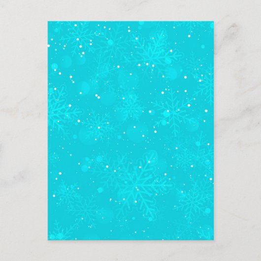 Winter Patroon 5 Briefkaart (Voorkant)