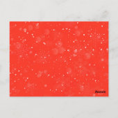 Winter Patroon 7 Briefkaart (Achterkant)