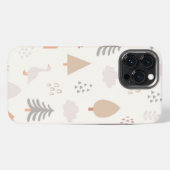 Winter patroon iPhone hoesje (Achterkant horizontaal)