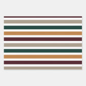Winter Patroon Wrapping Papier Flat Sheet Set van Inpakpapier Vel (Voorkant 2)